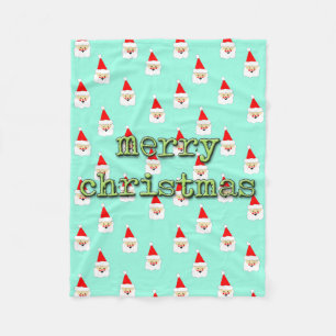 fröhliche Weihnachten Mitte des Jahrhunderts moder Fleecedecke