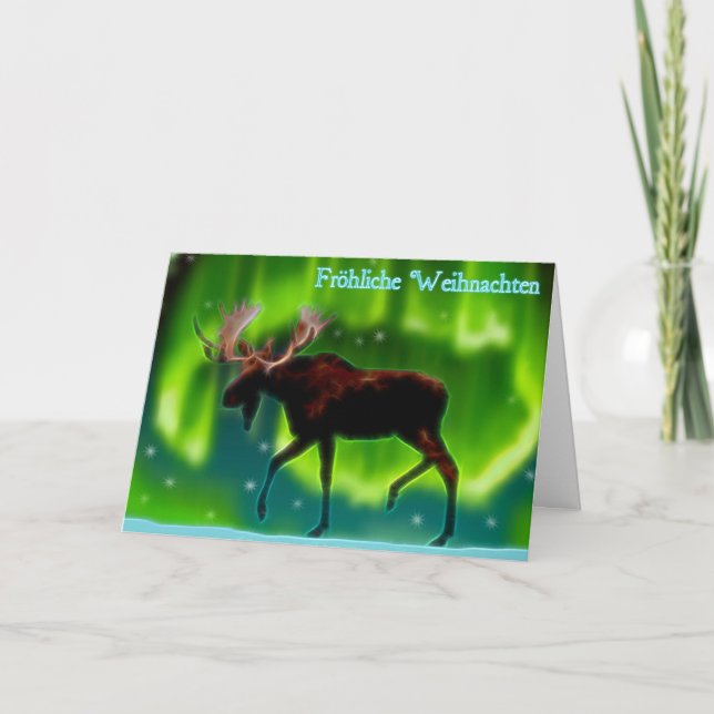 Fröhliche Weihnachten - Nordlichtmoose (Vorderseite)