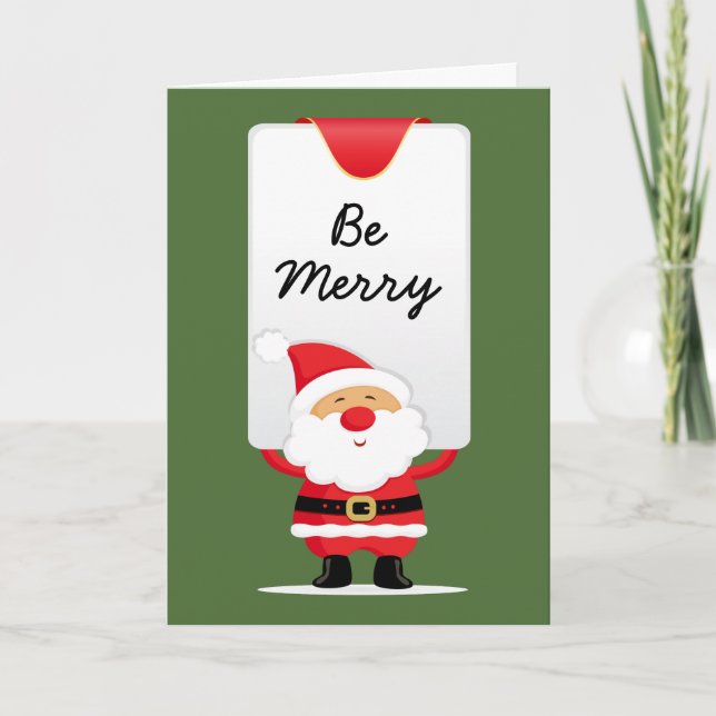 Fröhliche Weihnachten Personalisiert (Vorderseite)