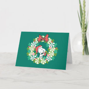 Fröhliche Weihnachten Pfefferminz-Weihnachtskranz