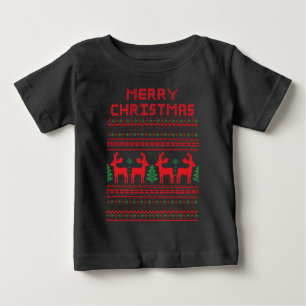FROHLICHE WEIHNACHTEN PIXEL ART STYLE T-Shirt