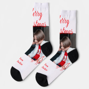 Fröhliche Weihnachten Retro-Weihnachtsbaum Kinderf Socken