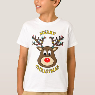 Fröhliche Weihnachten, Rudolph der Rot-Nasen-Renti T-Shirt