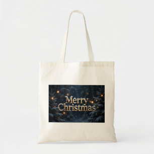 Fröhliche Weihnachten Schnee-Tragetasche Tragetasche