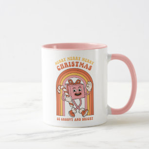 Fröhliche Weihnachten - Sei Groovy und hell Tasse