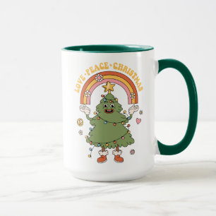 Fröhliche Weihnachten - Sei Groovy und hell Tasse
