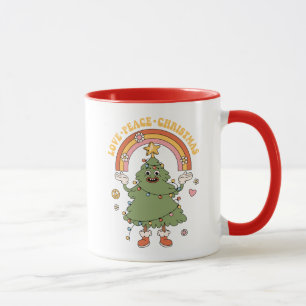 Fröhliche Weihnachten - Sei Groovy und hell Tasse