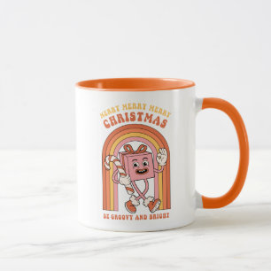 Fröhliche Weihnachten - Sei Groovy und hell Tasse