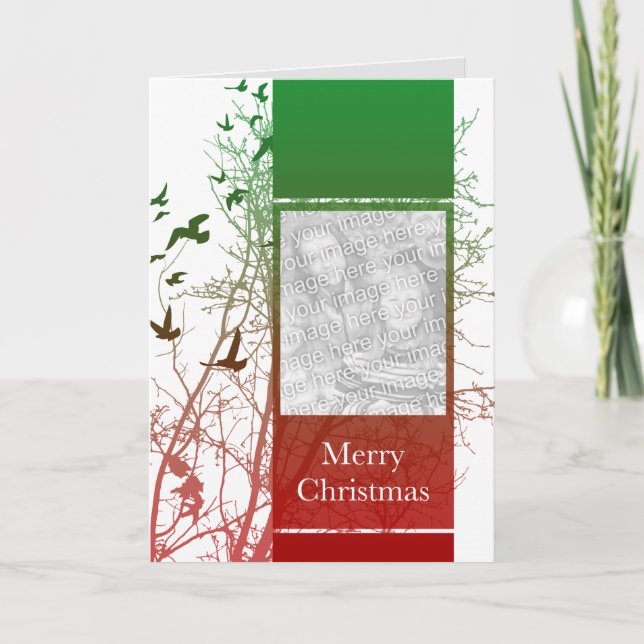 fröhliche Weihnachten (silbrig) (Vorderseite)