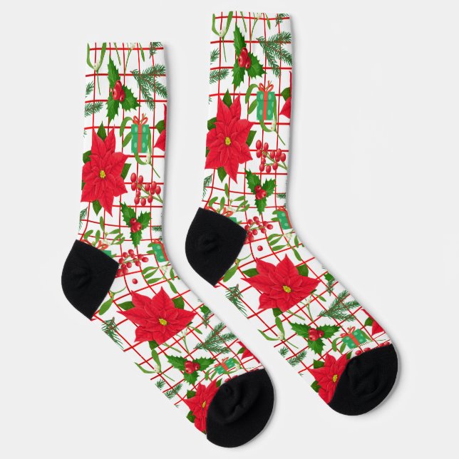 Fröhliche Weihnachten Socken (Rechts)
