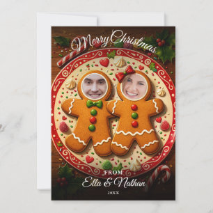Fröhliche Weihnachten Spaß 2 Foto Lebkuchen