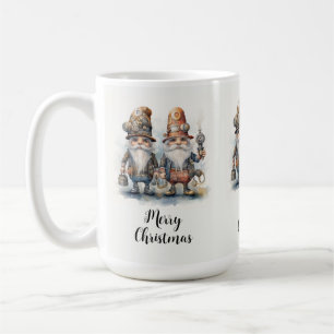 Fröhliche Weihnachten Steampunk Gnome Kaffeetasse