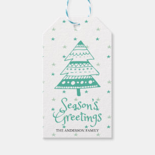 Fröhliche Weihnachten Süße Weihnachtsbaum Geschenkanhänger