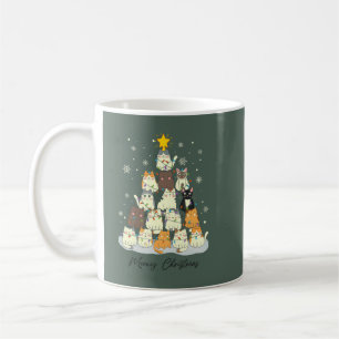 Fröhliche Weihnachten — Süßer Katzbaum Kaffeetasse