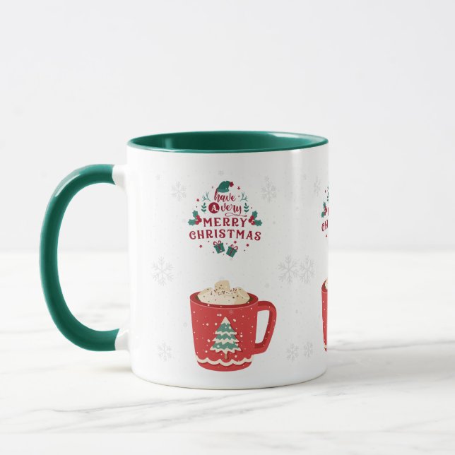 Fröhliche Weihnachten Tasse (Links)