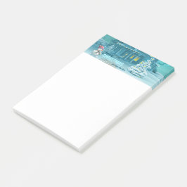 Fröhliche Weihnachten und glückliche Neujahrsnachr Post-it Klebezettel