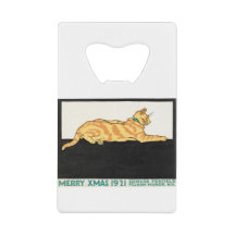 Fröhliche Weihnachten und Katze von Edward Penfiel