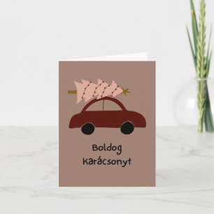 Fröhliche Weihnachten Ungarische Weihnachten  Karte
