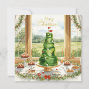 Fröhliche Weihnachten vom Golfplatz-Clubhaus