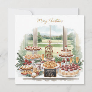 Fröhliche Weihnachten vom Golfplatz-Clubhaus