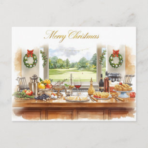 Fröhliche Weihnachten vom Golfplatz-Clubhaus