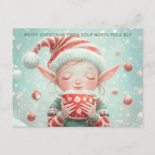 Fröhliche Weihnachten von Ihrem Nordpol-Elf Cute