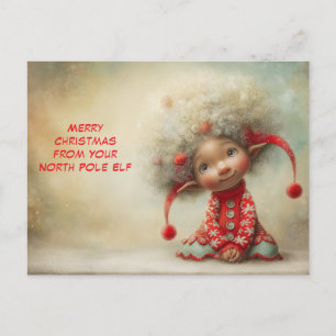 Fröhliche Weihnachten von Ihrem Nordpol-Elf   Cute