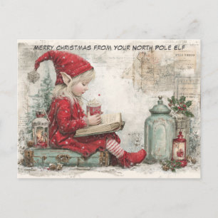 Fröhliche Weihnachten von Ihrem Nordpol-Elf Cute