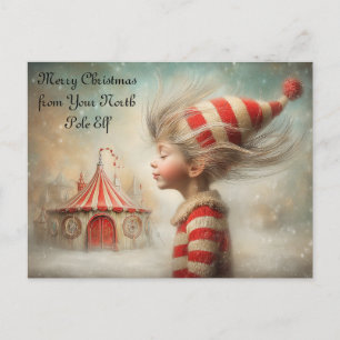 Fröhliche Weihnachten von Ihrem Nordpol-Elf Cute