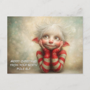 Fröhliche Weihnachten von Ihrem Nordpol-Elf Cute