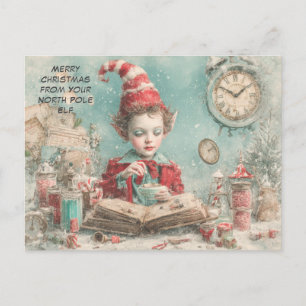 Fröhliche Weihnachten von Ihrem Nordpol-Elf Cute