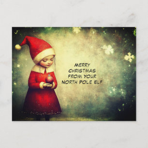 Fröhliche Weihnachten von Ihrem Nordpol-Elf Cute
