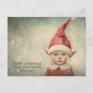 Fröhliche Weihnachten von Ihrem Nordpol-Elf Cute