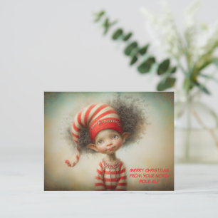 Fröhliche Weihnachten von Ihrem Nordpol-Elf   Cute