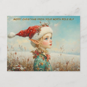 Fröhliche Weihnachten von Ihrem Nordpol-Elf Cute