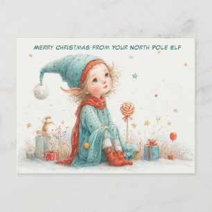 Fröhliche Weihnachten von Ihrem Nordpol-Elfen   Cu