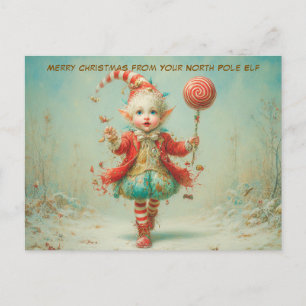 Fröhliche Weihnachten von Ihrem Nordpol-Elfen Cu