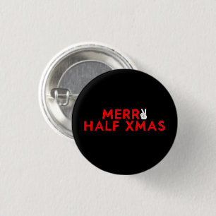 Fröhliche Weihnachten - Weihnachten im Juli Urlaub Button