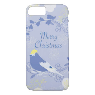 fröhliche Weihnachten, Weihnachten, Vögel, Blume,  Case-Mate iPhone Hülle
