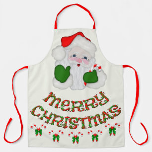 Fröhliche Weihnachten Weihnachtscanes Schürze