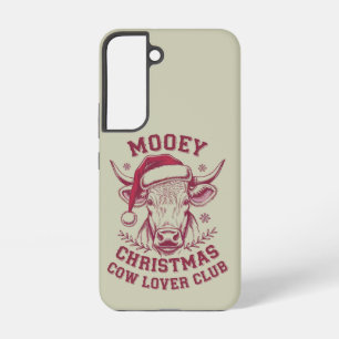 Fröhliche Weihnachten Western Cow Lover Club Xmas  Samsung Galaxy Hülle