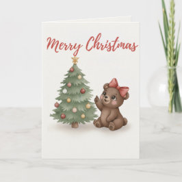 Fröhliche Weihnachts-Hund-Karten-Cozy-Festtagsillu Feiertagskarte