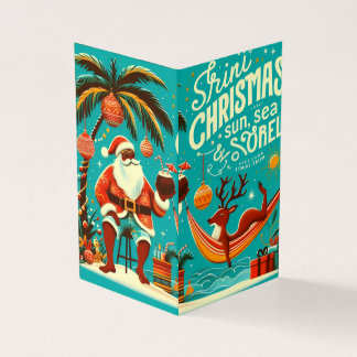 Fröhliche Weihnachts-Postkarte