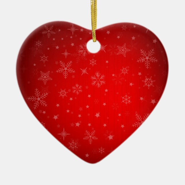 Fröhliche Weihnachtsbrauch-Verzierung Keramikornament (Vorne)