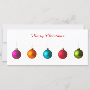 Fröhliche Weihnachtsdekoration mit Text