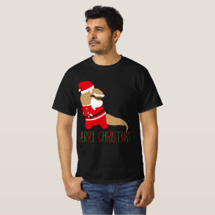 fröhliche Weihnachtsdinosaurier-T - Shirt