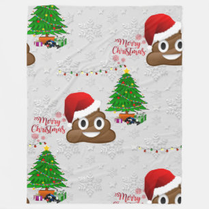 fröhliche Weihnachtsfeier Emoji Decke