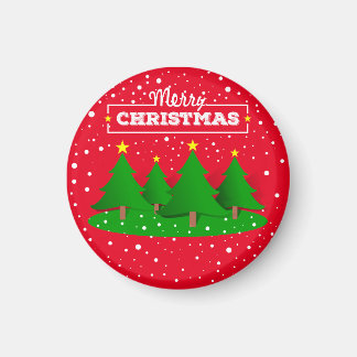 fröhliche Weihnachtsfeiern Magnet