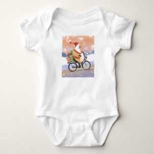 Fröhliche Weihnachtsgans Baby Strampler
