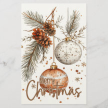 Fröhliche Weihnachtsgrüße im Landhausstil